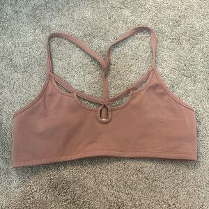 FREE PEOPLE movement pink sports bra large